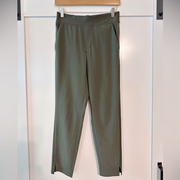 Athleta Pants - Athleta BROOKLYN MID RISE ANKLE PANT, Olive Green, size 0